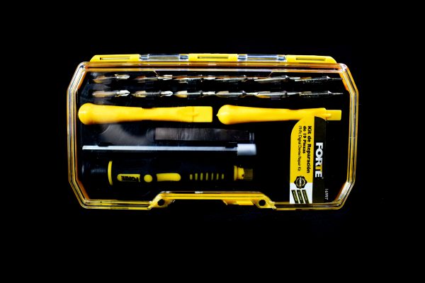 kit destornillador precision forte 19 piezas
