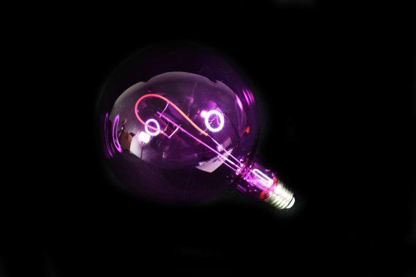 BOMB LED 4W 3000K G-150 VINTAGE PURPUR DIGIT LIGHT