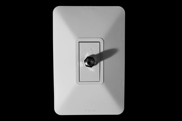 toma coaxial legrand elite blanco