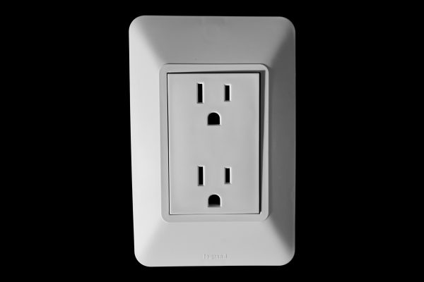 toma doble legrand elite blanco