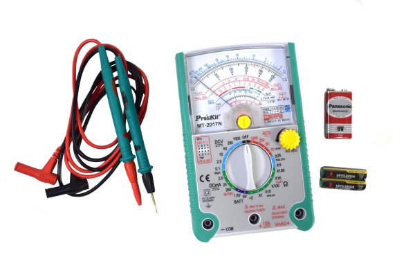 multimetro analogo 12 funciones proskit mt-2017