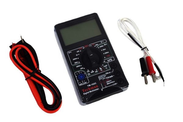 multimetro digital techman tm-102c