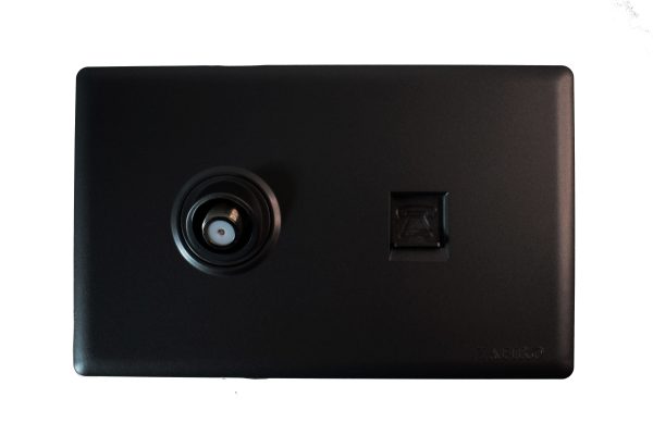 toma telefonico + coaxial zafiro nordico