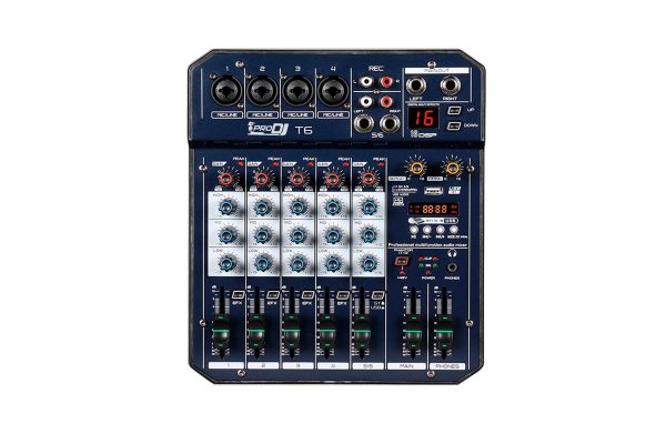 Mezcladora Pro DJ T6
